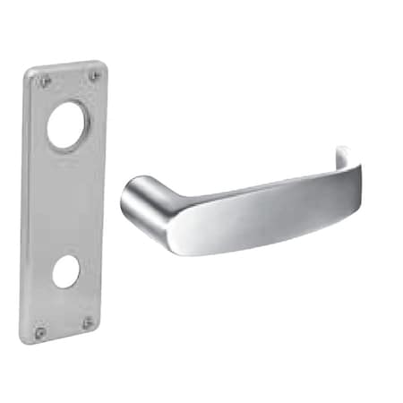 Sargent Fail Secure, 24V Electrified Mortise Lock, WT Escutcheon, L Lever, Less Cylinder, RX Switch RXLC-8271-24V WTL 26D